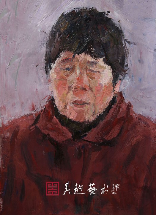 吴越学生色彩头像作品