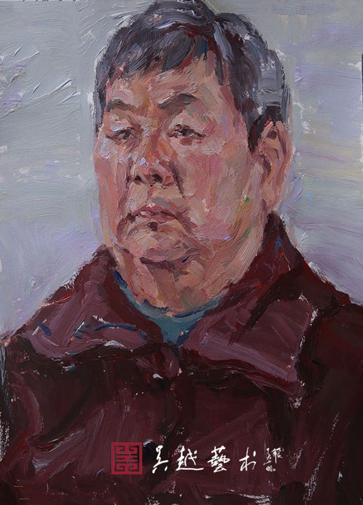 吴越学生色彩头像作品