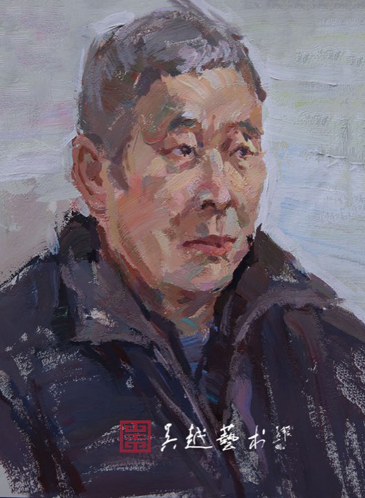 吴越学生色彩头像作品